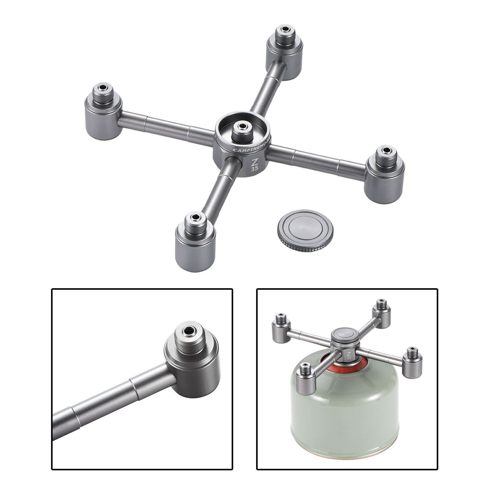 Camping Stove Adapter Propane Tank Convert Burner Connector Picnic Equipment