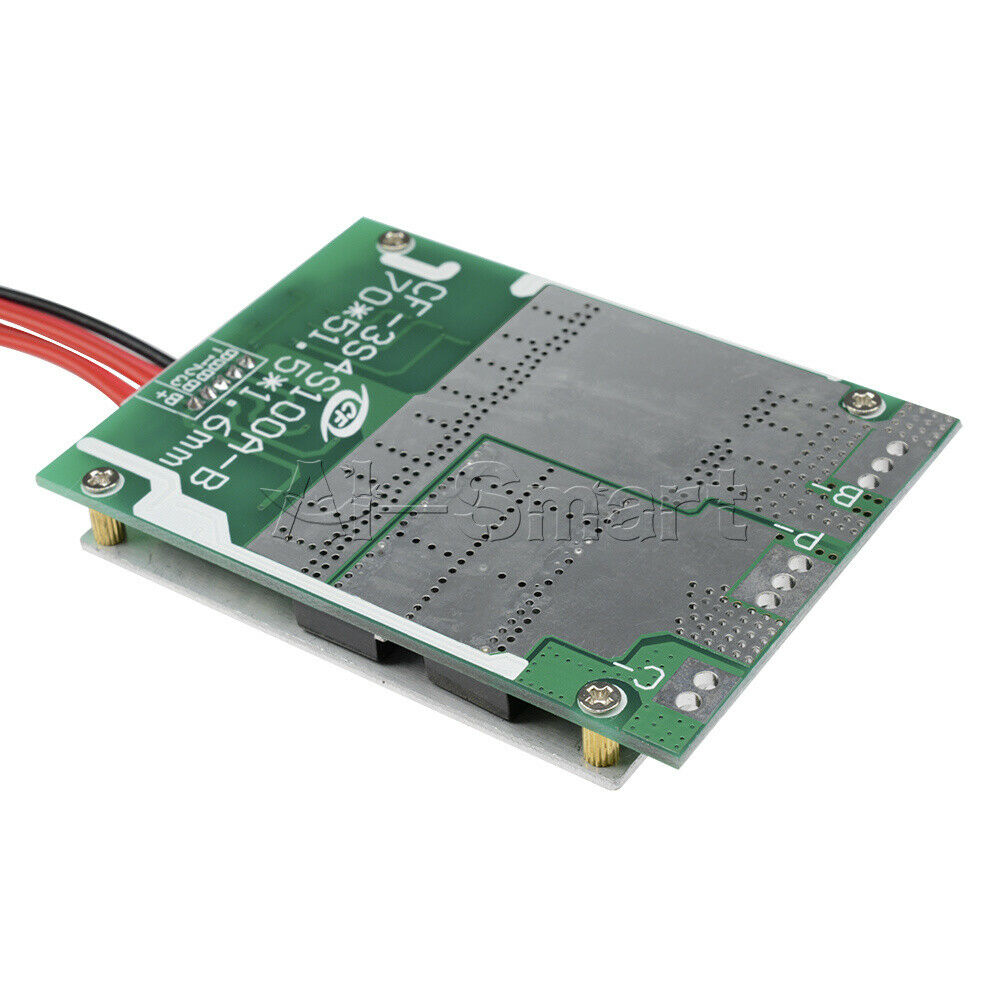 12V 4S 100A 18650 Battery Balance For LiFePo4 LiFe Cell PCB BMS Protection Board