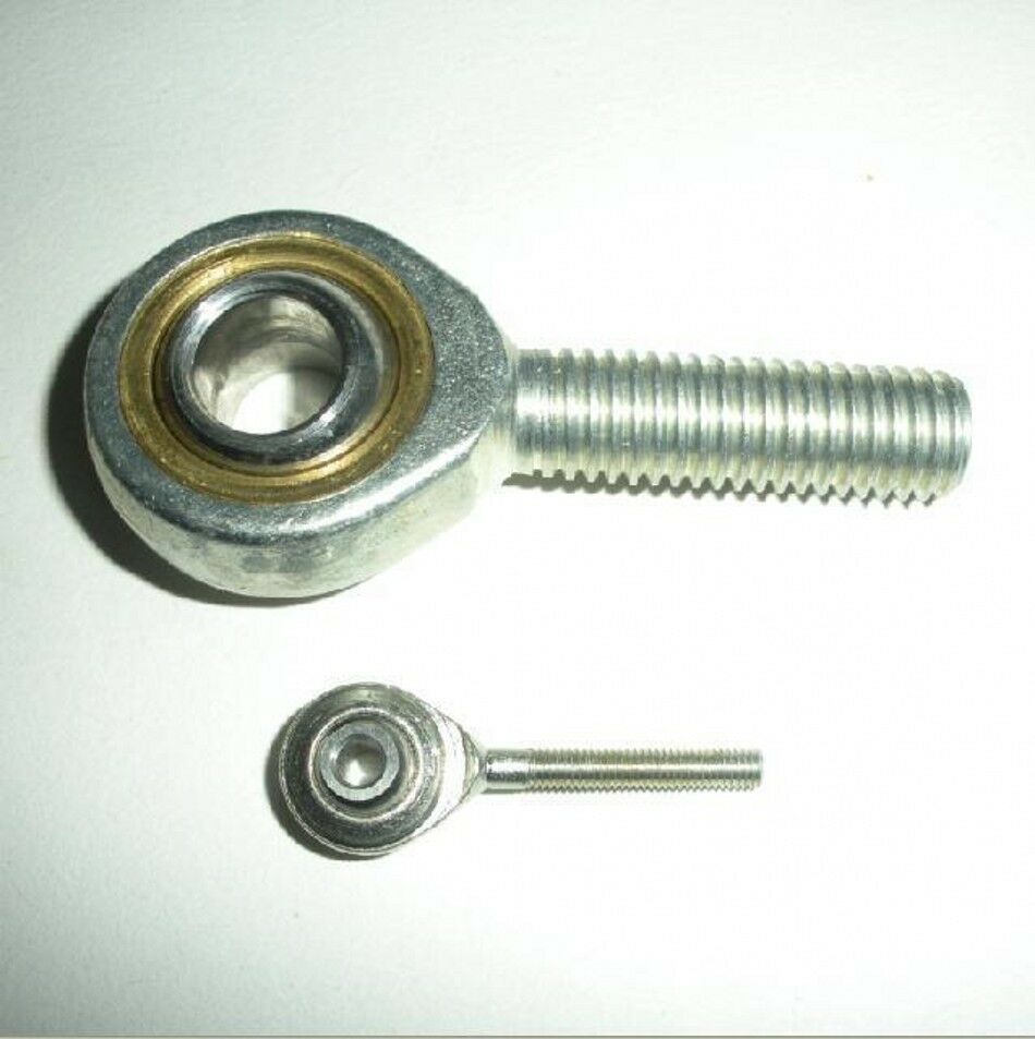 2Pcs POS8 Male 8mm Threaded Rod End Tie Bearings Link Joint Left & Right Hand