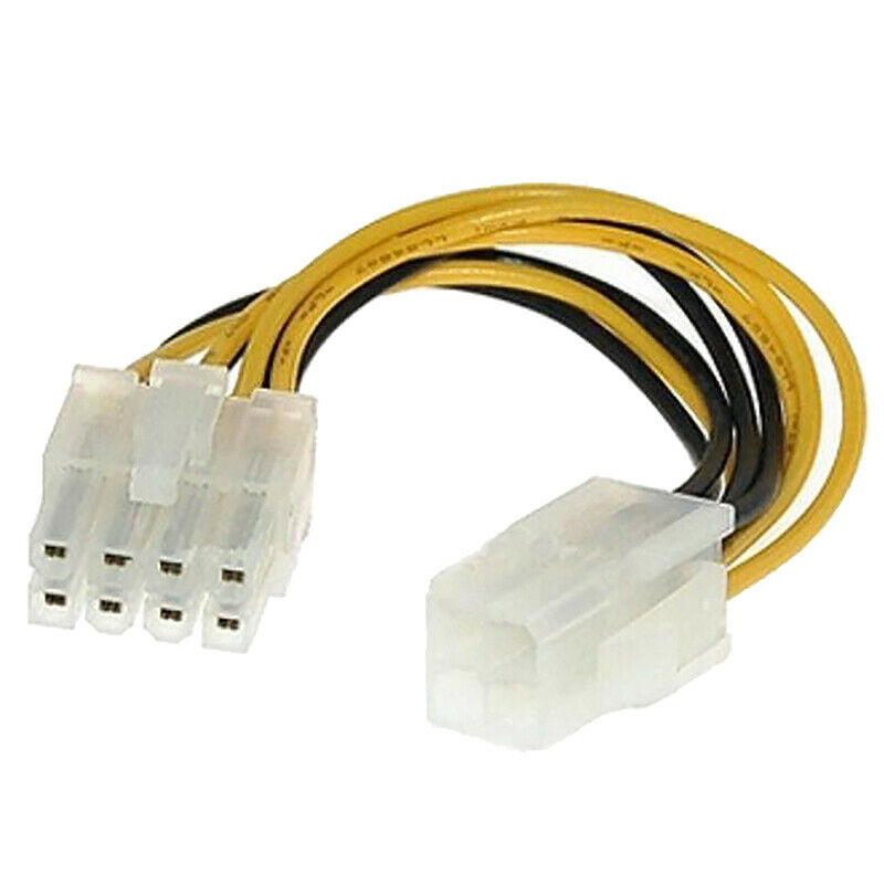 5Pcs ATX 4 Pin Male to 8 Pin Female EPS Power Cable Adapter CPU Power Con.l8