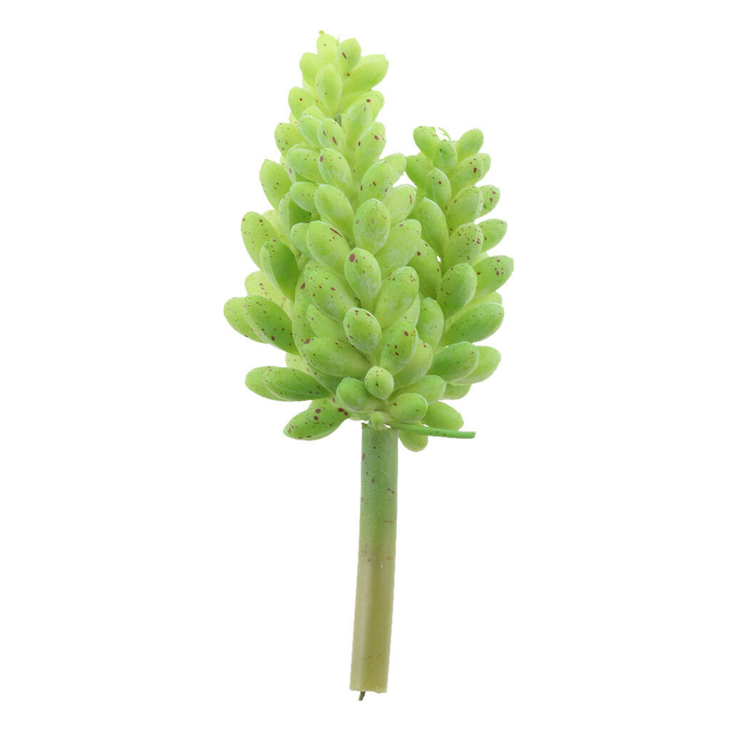 Plastic Artificial Grass Succulents Plants Home Landscape #1