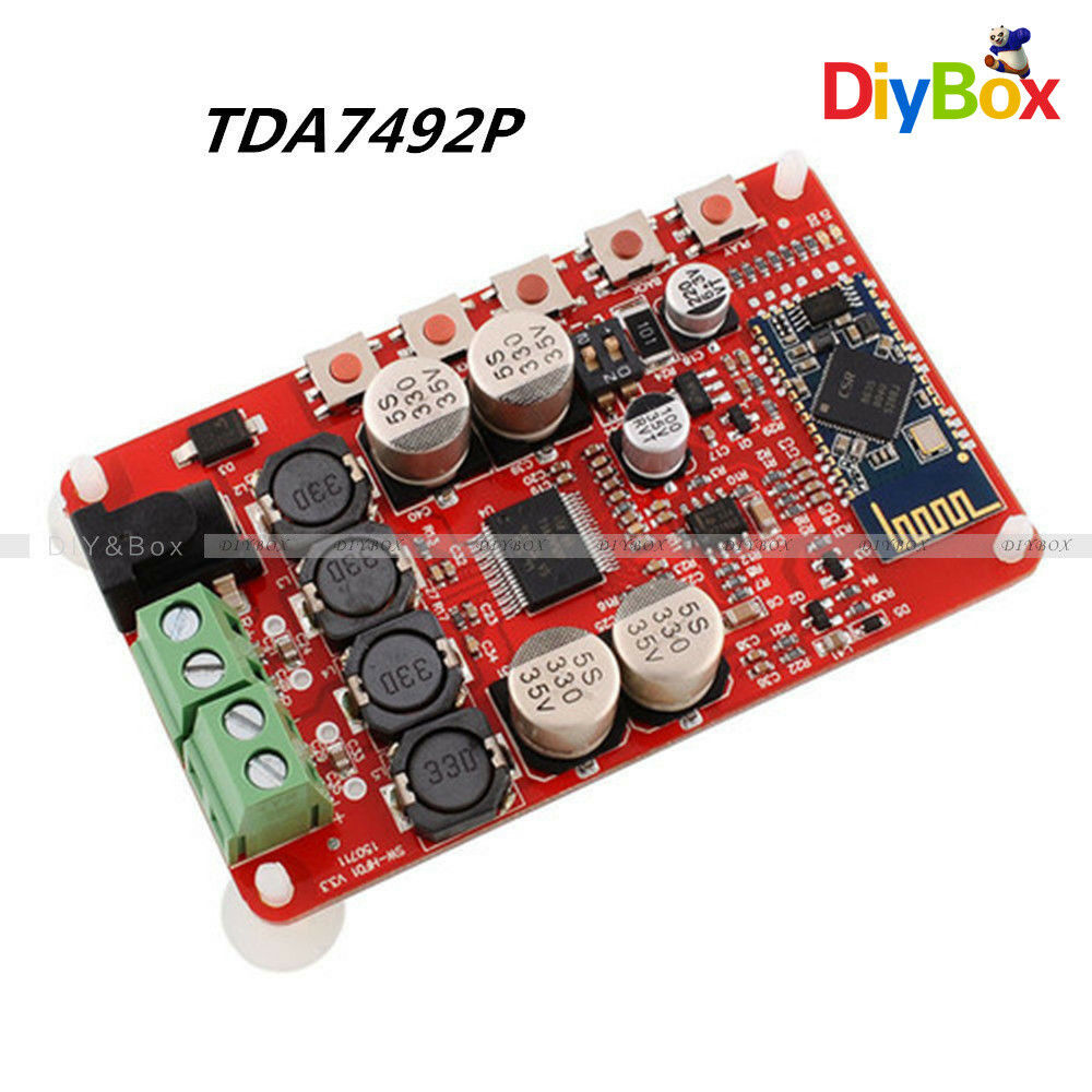 TDA7492P 50W+50W Wireless Bluetooth 4.0 Audio Receiver Digital Amplifier Board