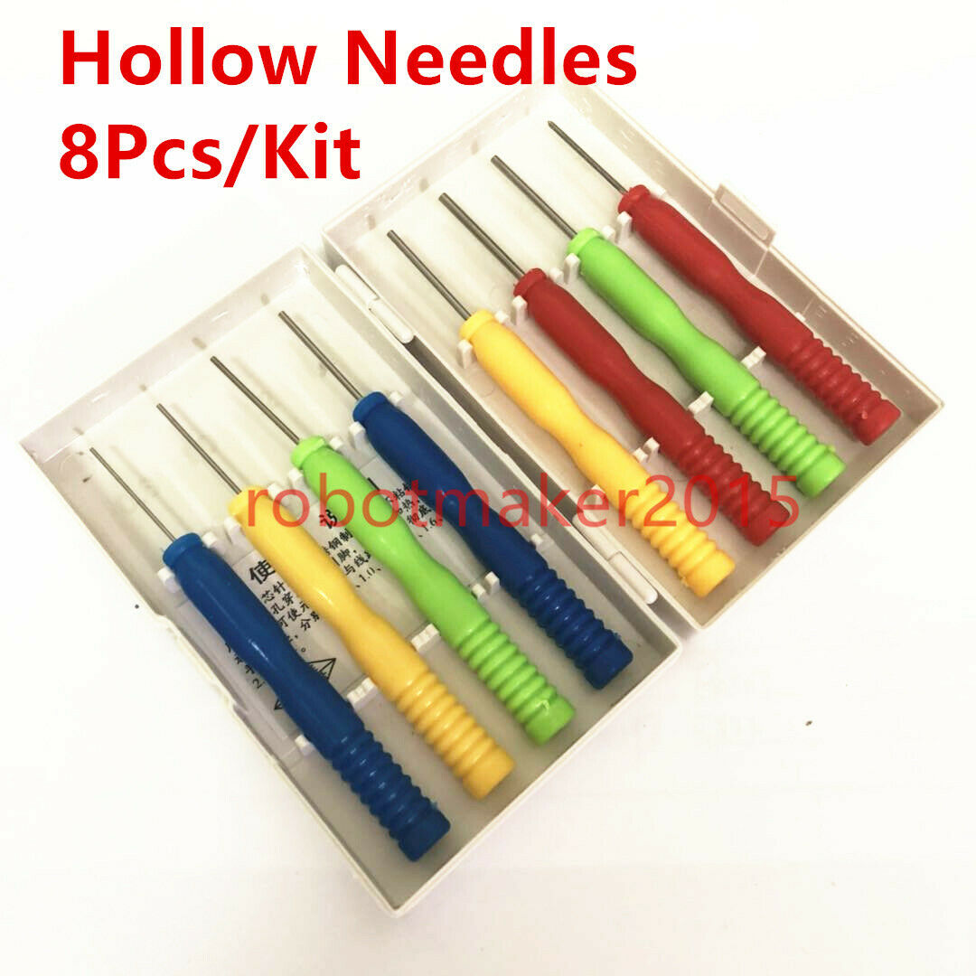 8Pcs/Kit Hollow Body STAINLESS Needle Assortment Kit Electronics Repair Tool