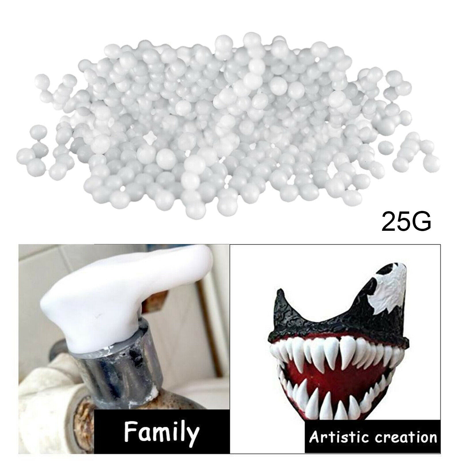 Dental 50g Thermal Beads Teeth Veneers Denture Temporary Tooth Repair Beads