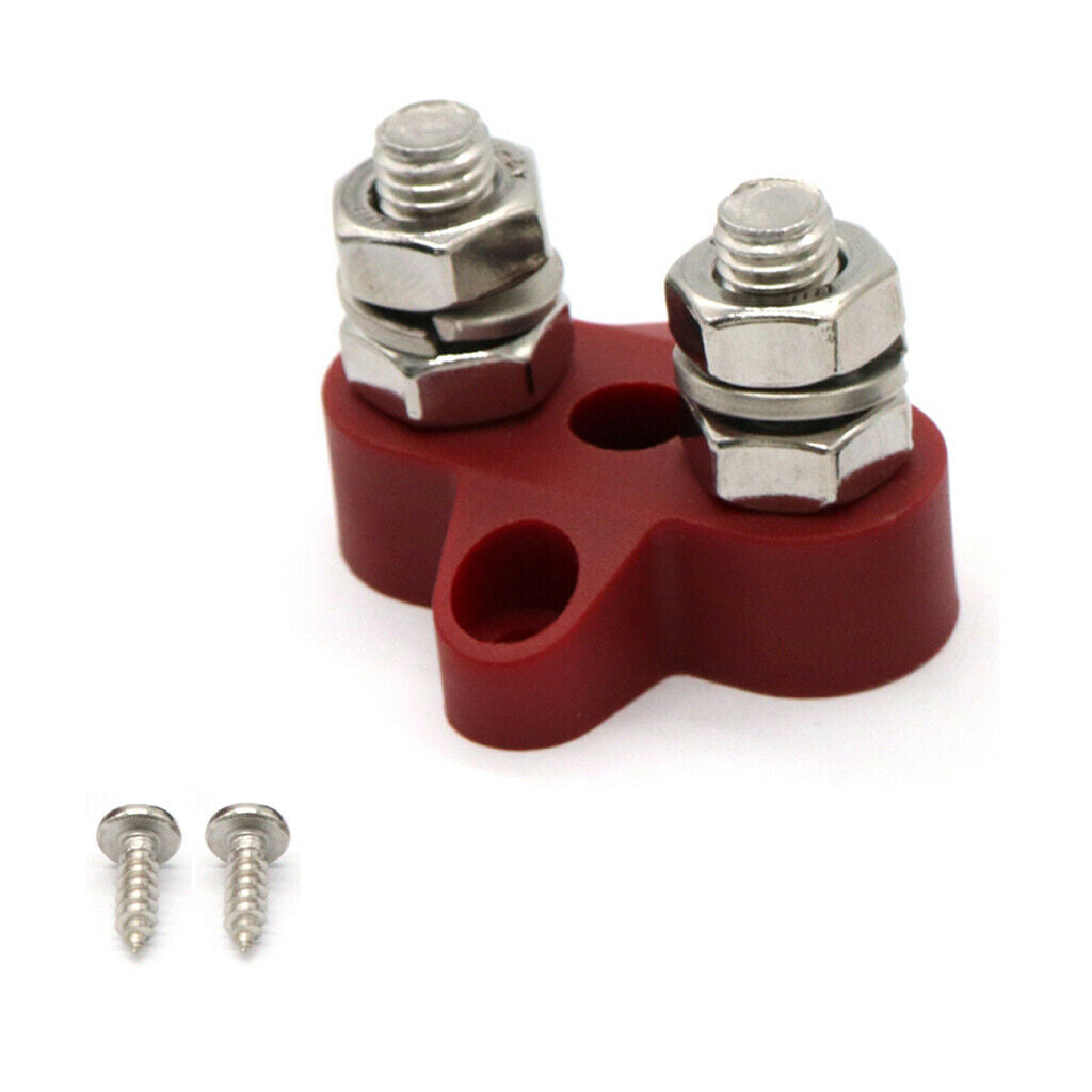 1 Piece Red Terminal Block Power Distribution Block Power Connection Block