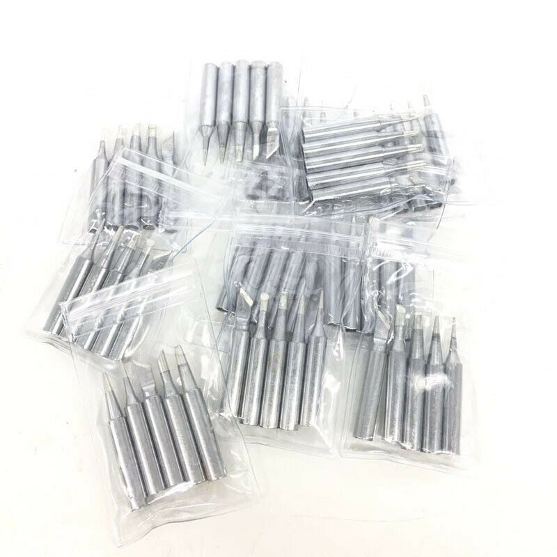 5pcs New Lead Free Soldering Iron Tips Replacement For Soldering Repair Stat DF