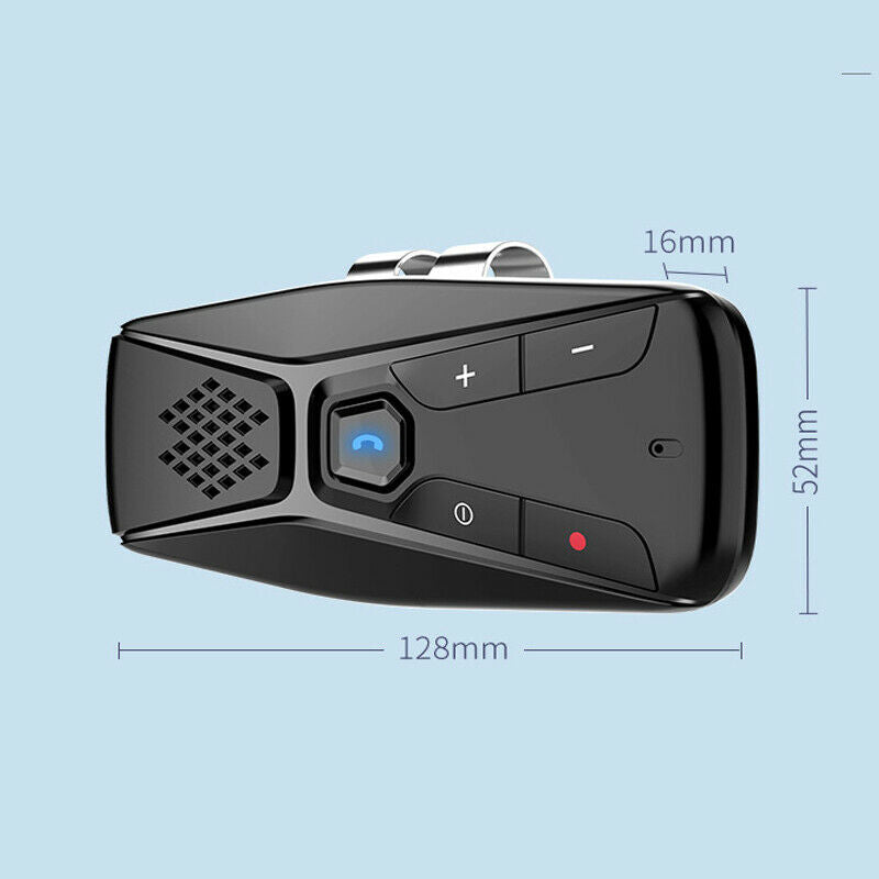 Universal In-Car Bluetooth V5.0 + EDR Car Kit Wireless Handsfree Speaker Phone