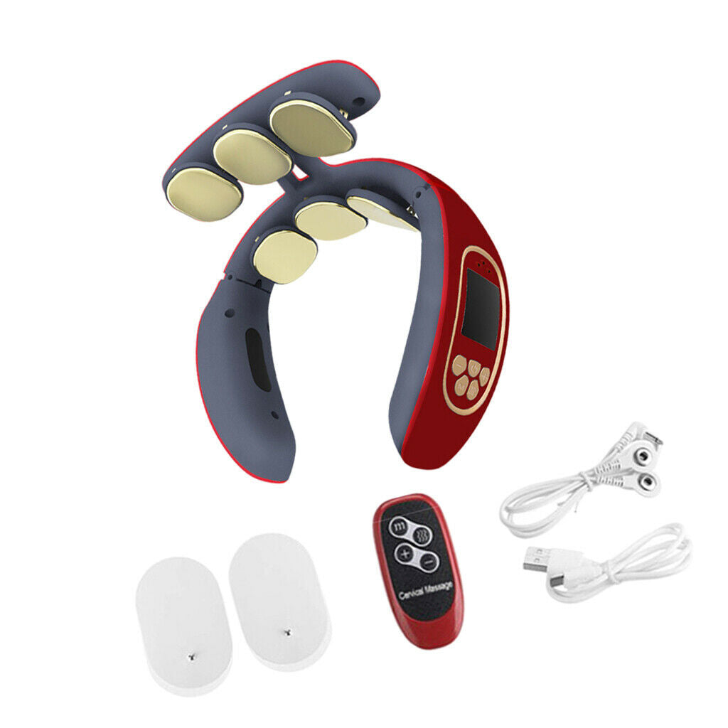 Electric Pulse Neck Massager, Cordless Neck Massager for Muscles  and Relax with