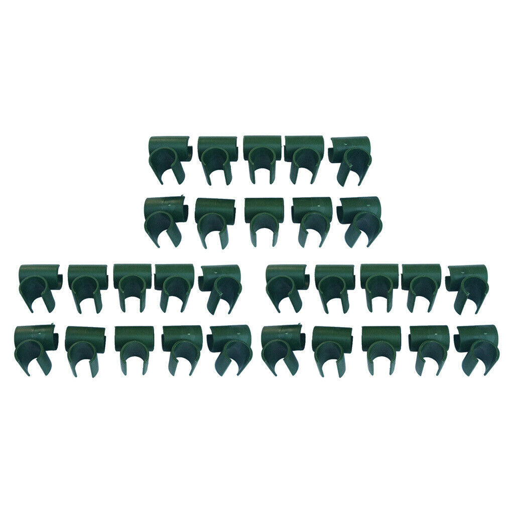 30Pack Plant Stakes Connectors Cross Clips Garden Plant Support Fixed Clamp