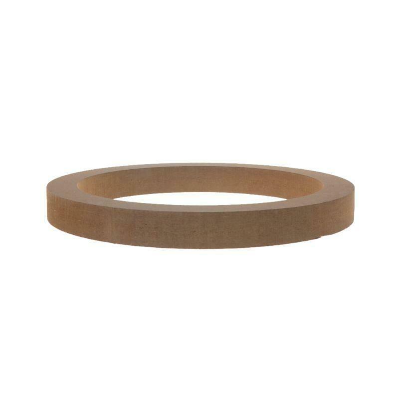 2PCS Wood MDF Speaker Spacer Mounting Rings 6.5" Fiberglass Door Kick Pods