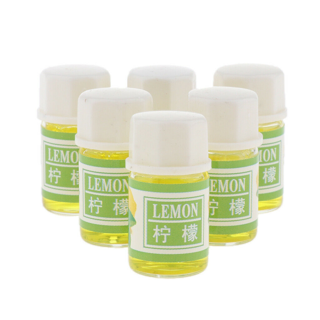 6 Pieces 3ML Water Soluble Essential Oil Blends Aromatherapy Oils Lemon