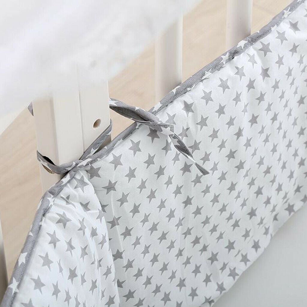 Padded bumper for COT CRIB BABY BED LINEN WITH ROUND CLEANER