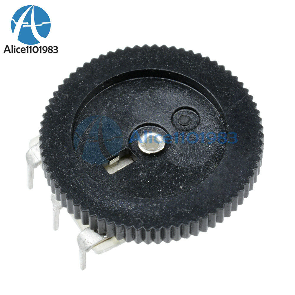 10PCS B103 10K Ohm 3-Pin Single Linear Dial Wheel Potentiometer 16MM x 2MM