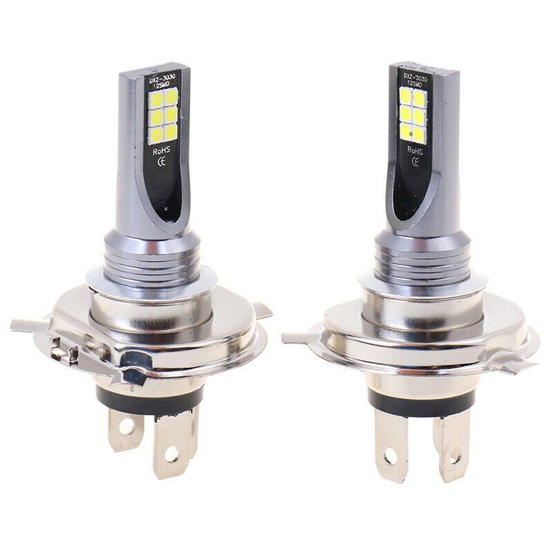 2X H4 200W 12000LM LED Car Fog Light Hi / Lo Beam Globe Bulb HsJCAUJ Kt