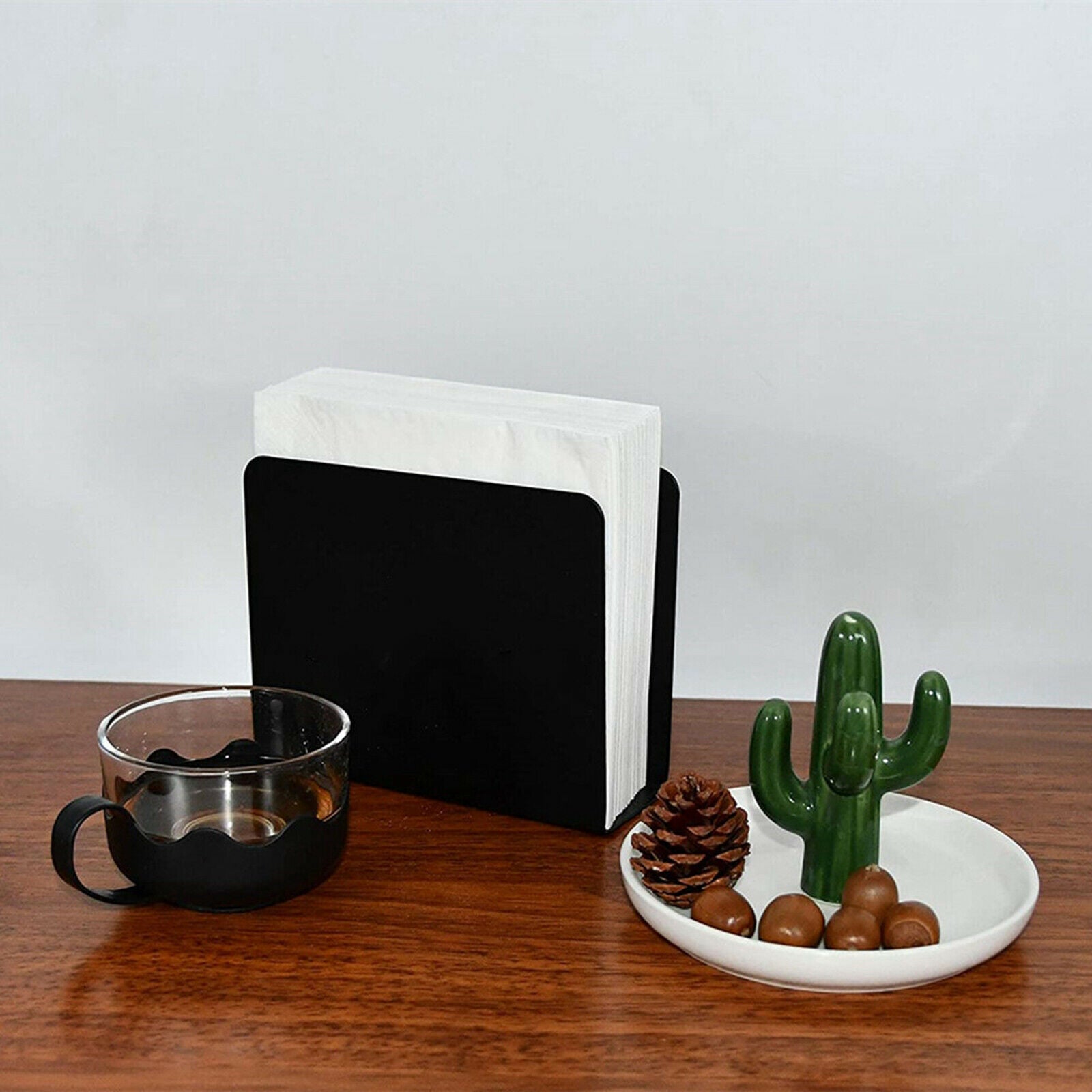 Napkin Holder Dispenser Napkin Rack Save Space for Kitchen Bedroom Cafe