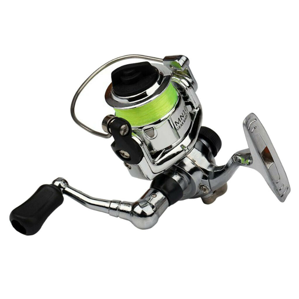 Mini Smooth Fishing Reel Steel Bait Casting Fishing Reels w/ Metal Wire Cup
