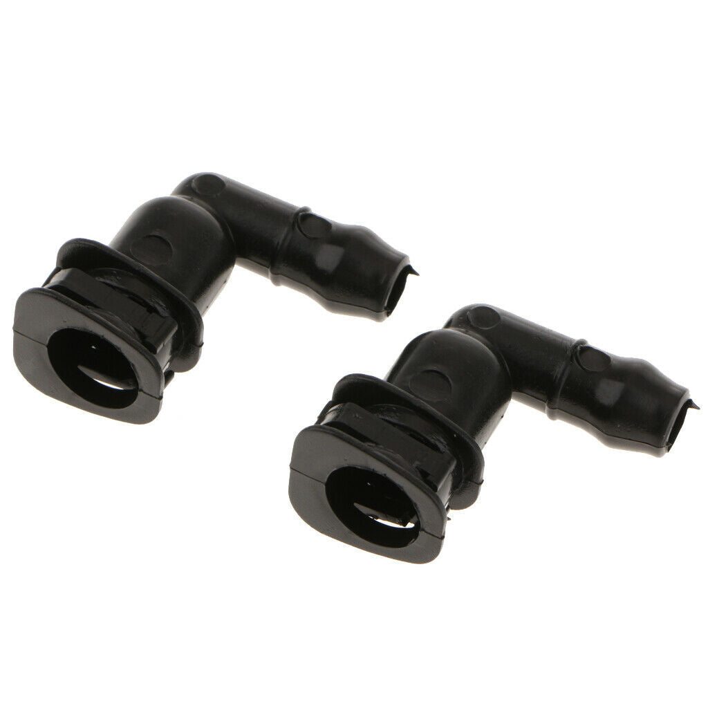 2Pcs Headlight Washer Water Pipe Connection