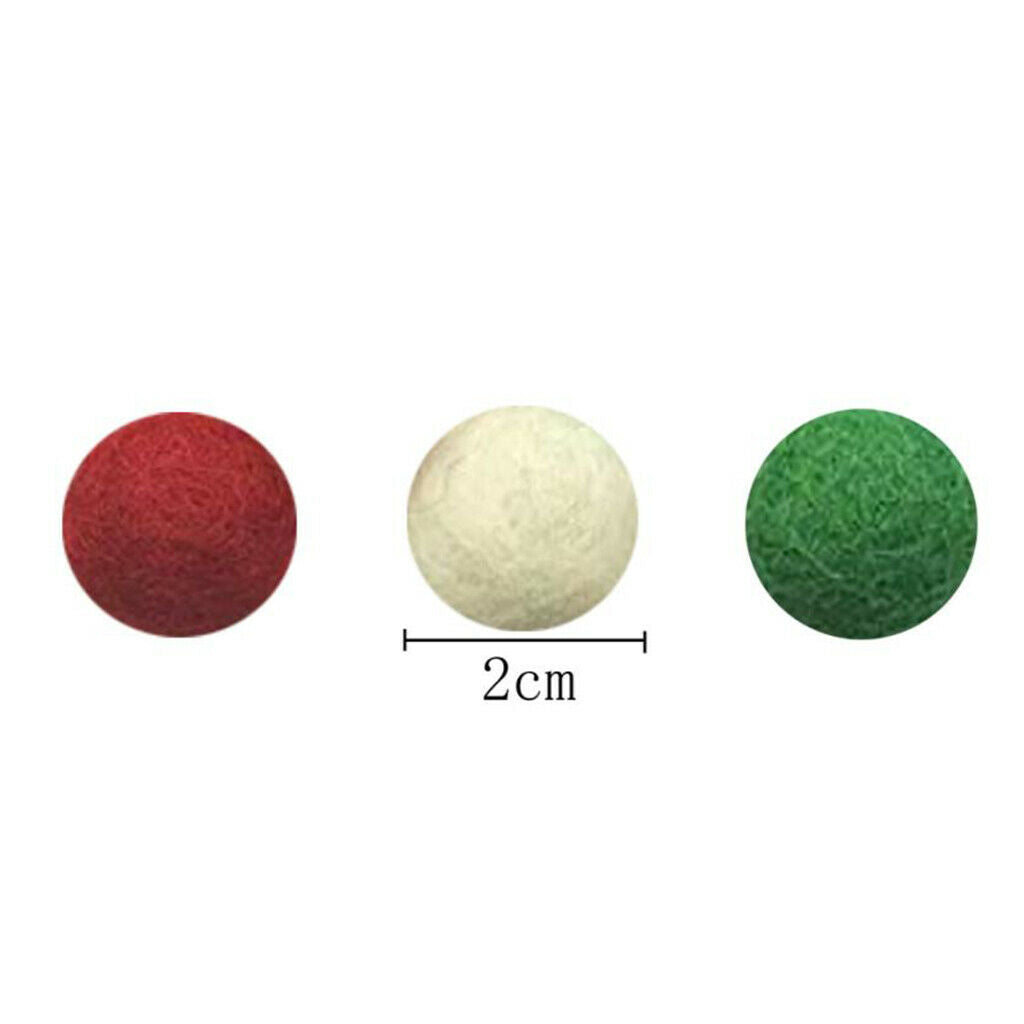30Pcs Pom Poms Balls Multicolor Arts and Crafts Felt Pom Poms Balls 0.8 Inch for