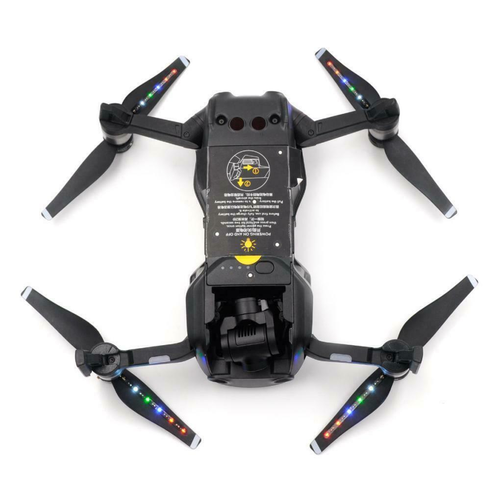 4pcs LED Flash Propeller Blades USB Charging Prop 5 Color for DJI Mavic Air