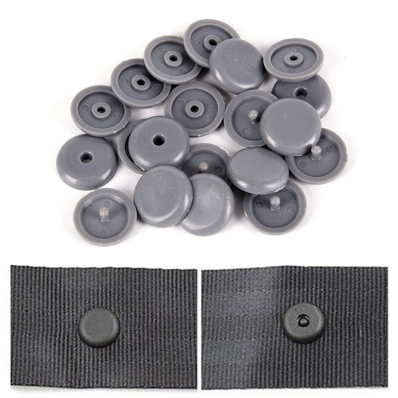 10Pcs Universal Car Seat Belt Stopper Buckle Button Fastener Safety Part C.l8