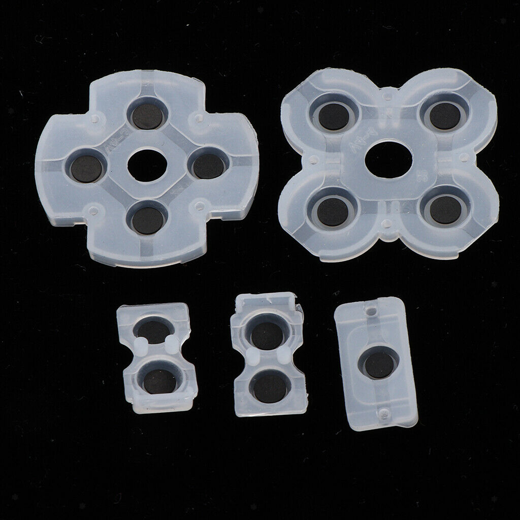 Controller Replacement Pads, Conductive Rubber Pad Button Replacement Kit for