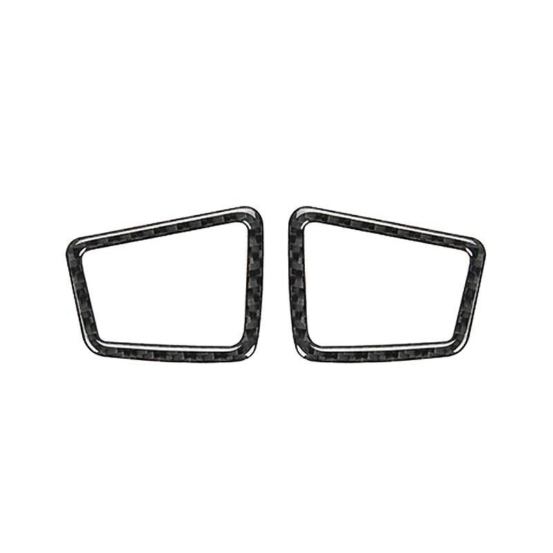 2pcs Carbon Fiber Upper Air Vent Outlet Cover Trim For Ford Explorer 2013-2018