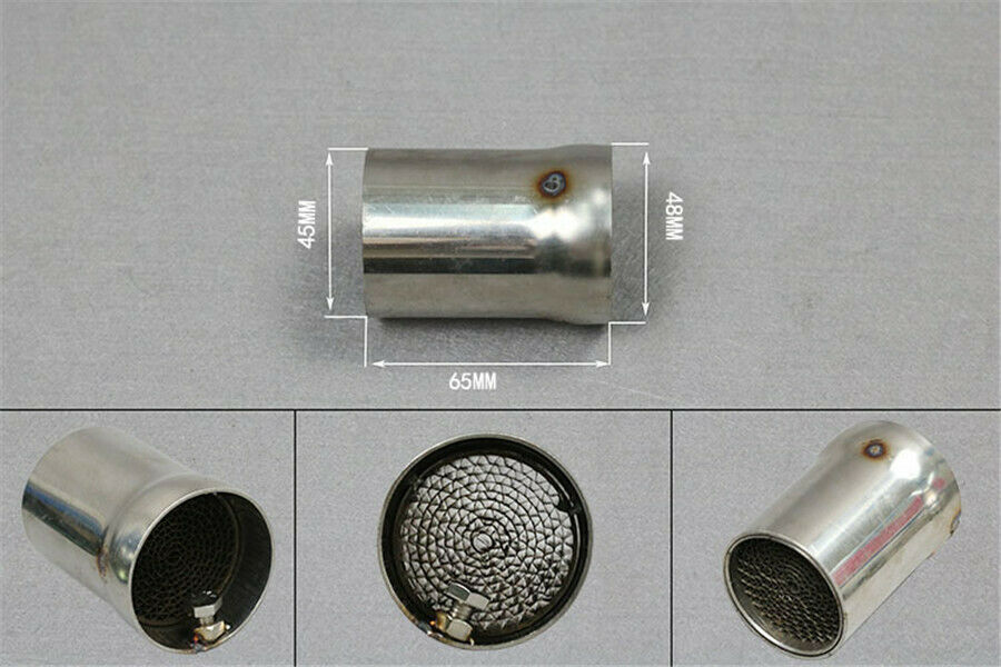 Universa 48MM Front Center End Catalyst DB Killer for Motorcycle Exhaust Muffler