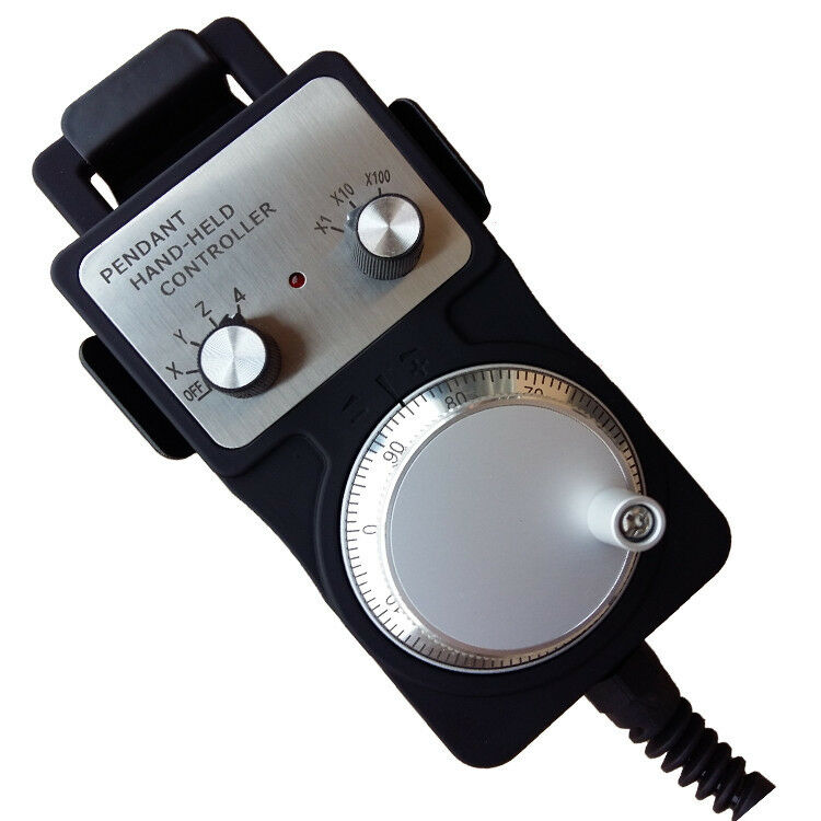 New CNC 12V 25PPR Electronic Hand Wheel Router Manual Pulse Generator Encoder