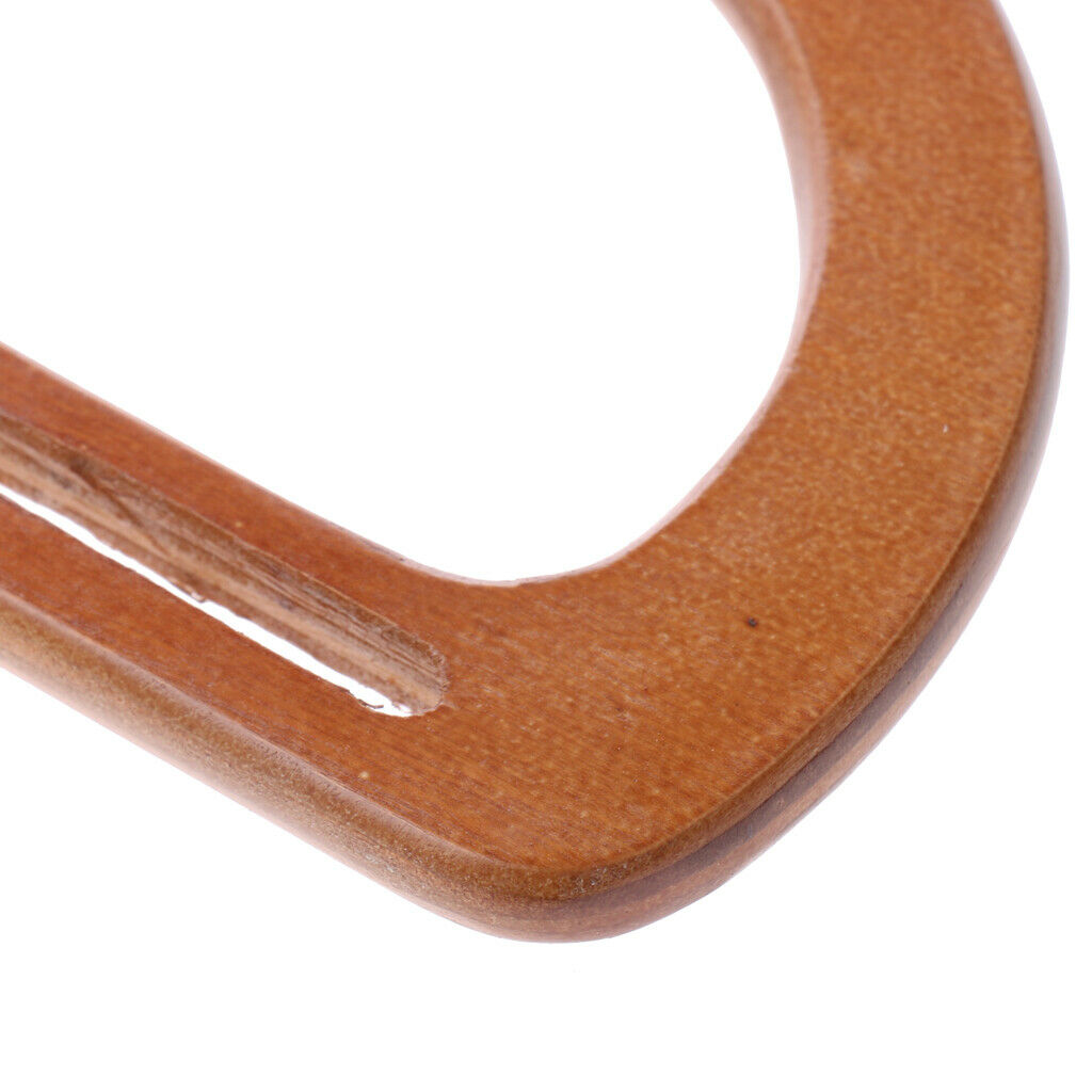 2 Pieces Of Bag DIY Wooden Bag DIY Part Accessories Bag