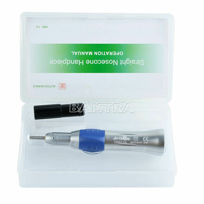 3pcs NSK Style Dental Straight Nosecone 1:1 Ratio Low Speed Handpiece Joydental