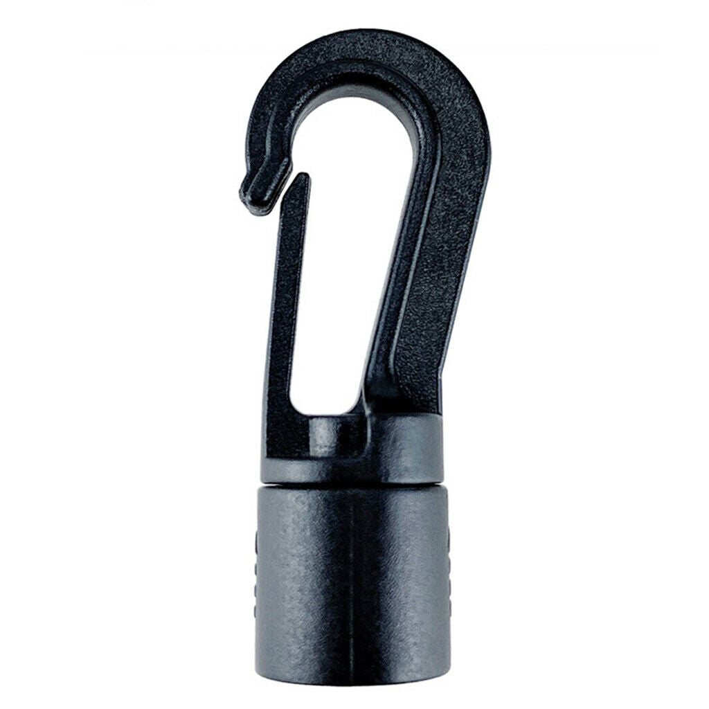 1 Piece Plastic Kayak Tie Down Bungee Shock Cord Hook Open Type for
