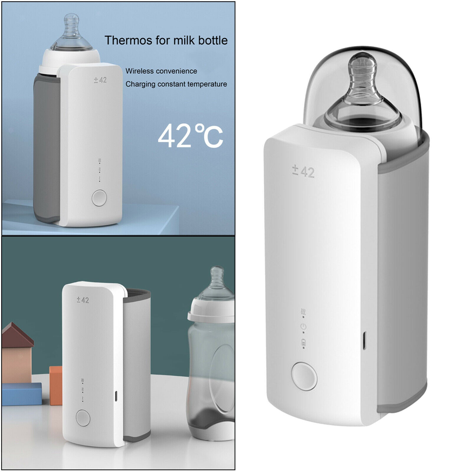 Travel Baby Bottle Warmer Formula Smart Perfect for Car Fit Most Bottles