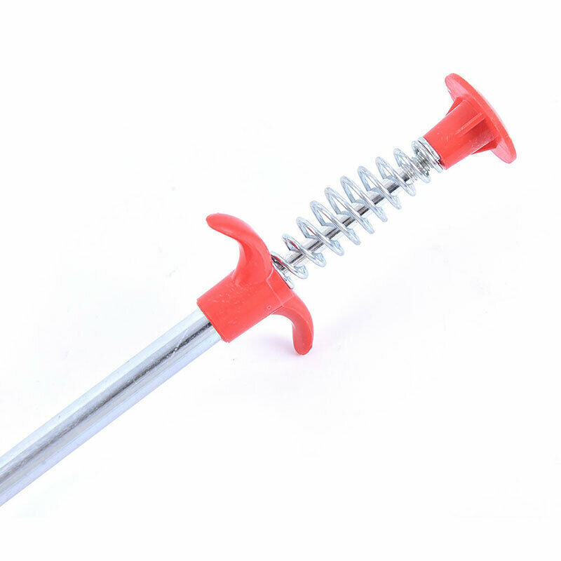 2pcs 60cm Drain Pipe Dredging Dredge Unblocker Drain Sink Sewer Cleaning TooBDA