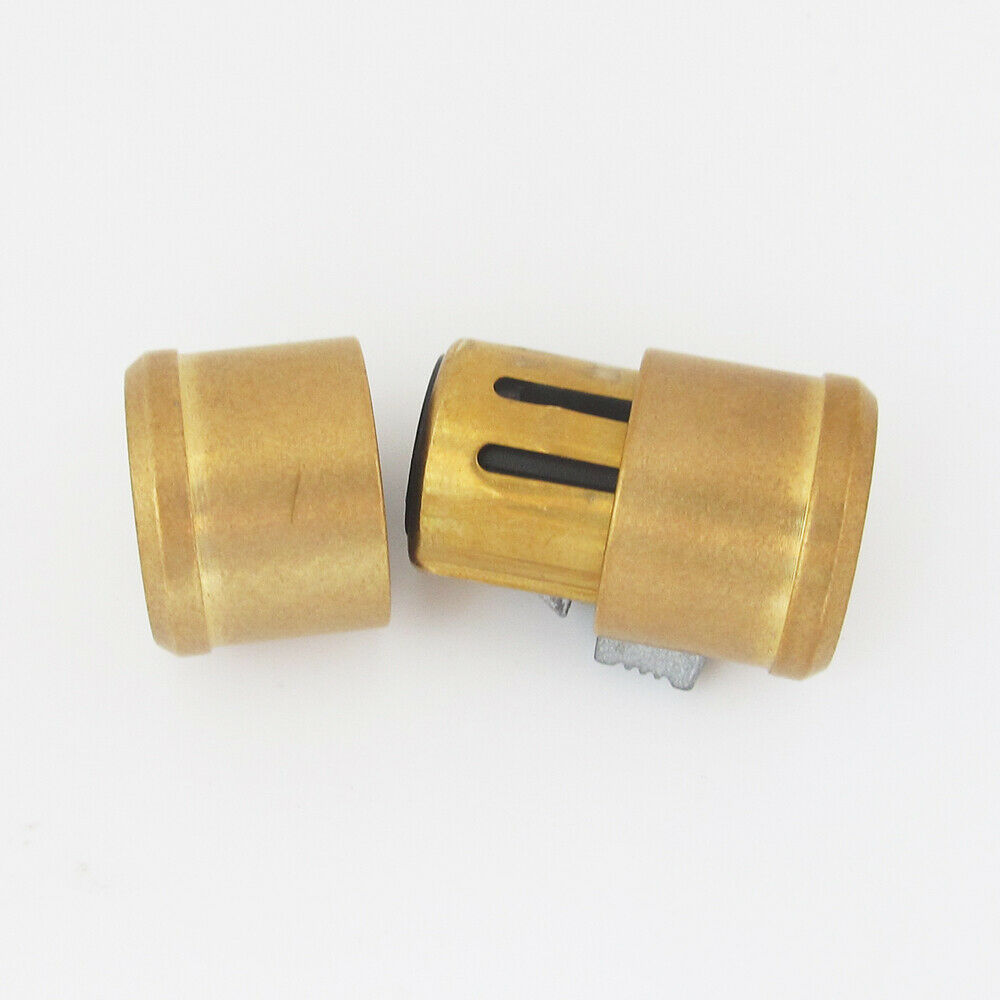 1pair Copper Male + Female Noise Stopper Copper Dust Protection Cap for XLR 3pin