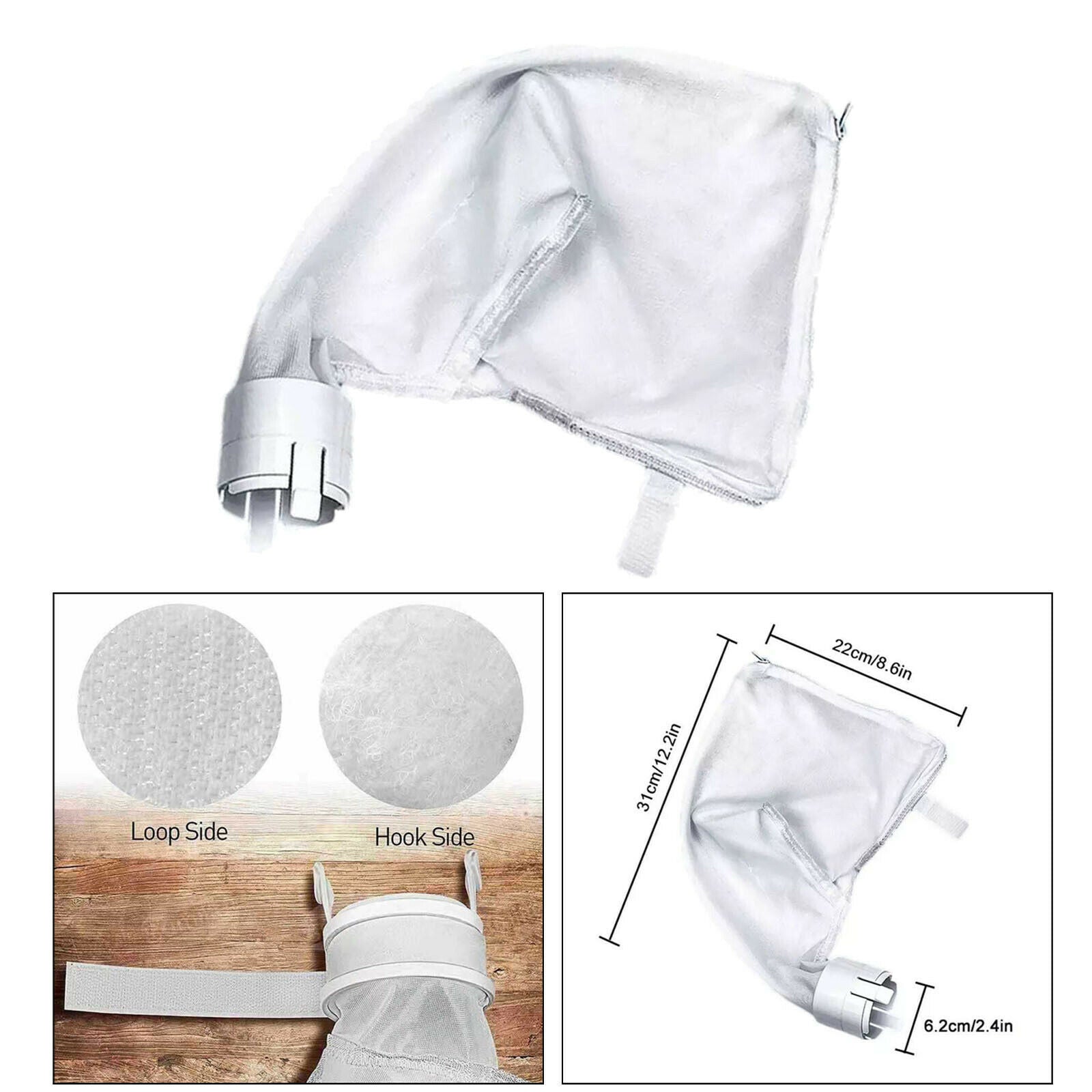 Pool Cleaner All Purpose Bag Fits Polaris 360, 380 Pool Cleaner Zippered