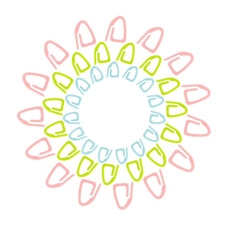 15x Multicolor Knitting Stitch Markers Locking Stitch Counter Supplies