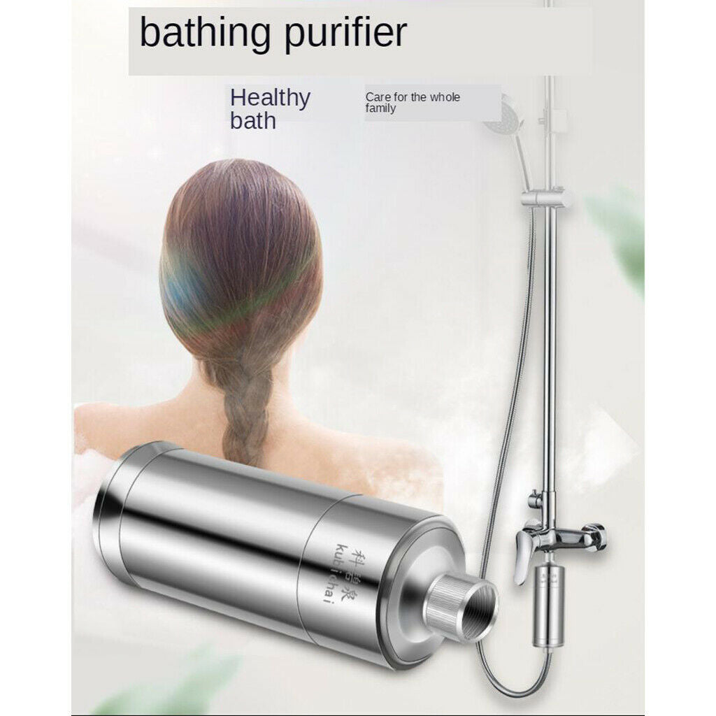 Shower Head Filter Filtered Showerhead Water Softener Filter for Hard Water