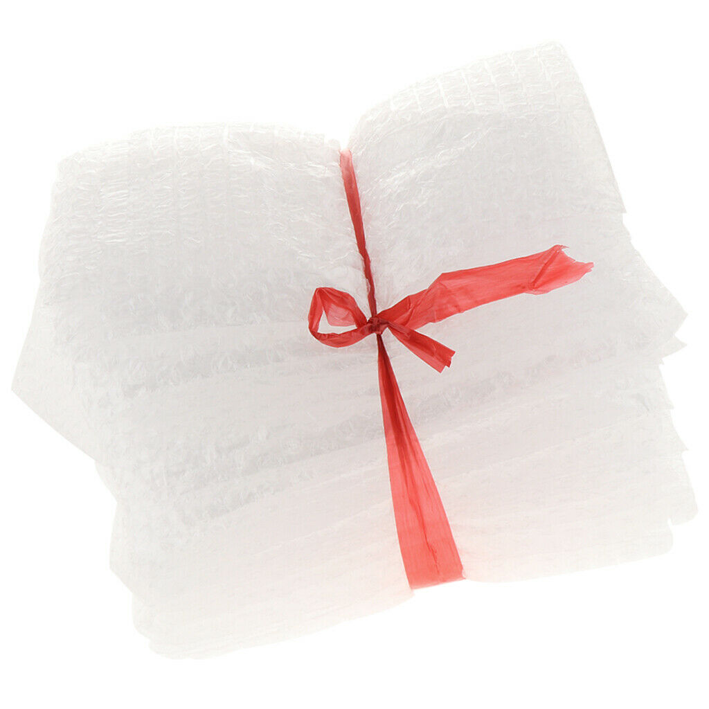Pack of 50, Bubble Out Pouches Bags Wrap Cushioning Clear  20x25cm