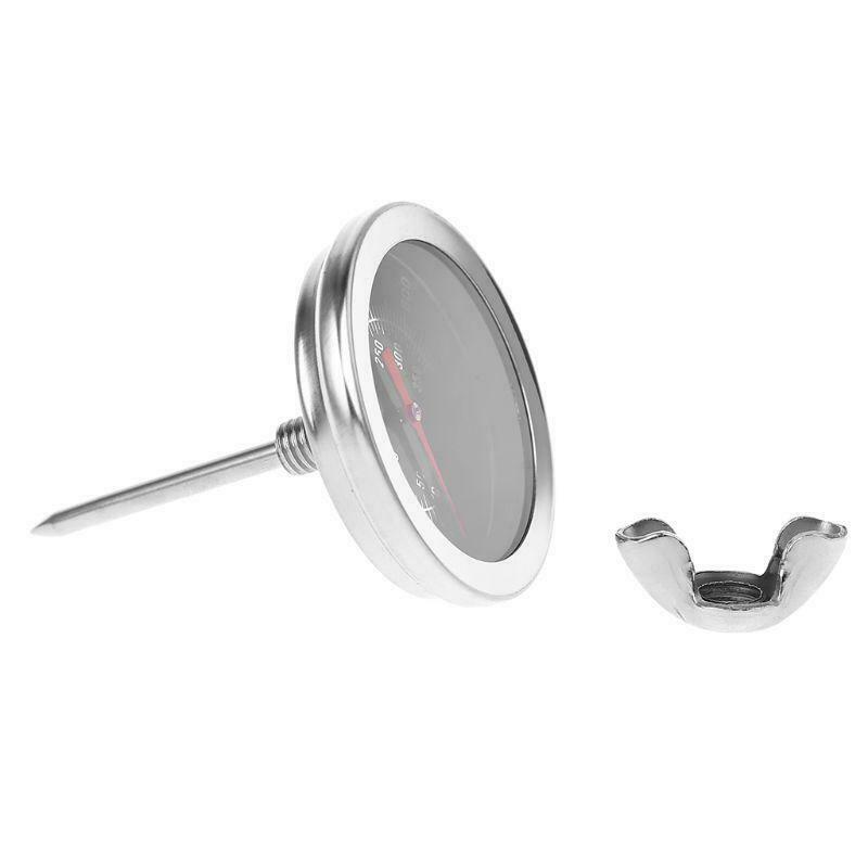 Stainless Steel Oven Thermometer BBQ Smoker Grill Temperature Gauge 50~350â„ƒ, 100