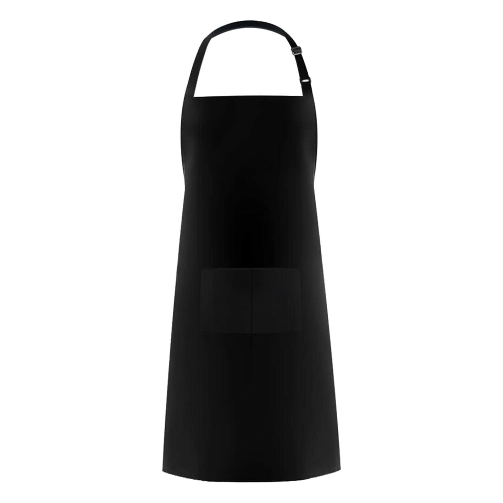 4X Men Women Cooking Apron with Large Pocket Baking Cooking Kitchen Apron Black