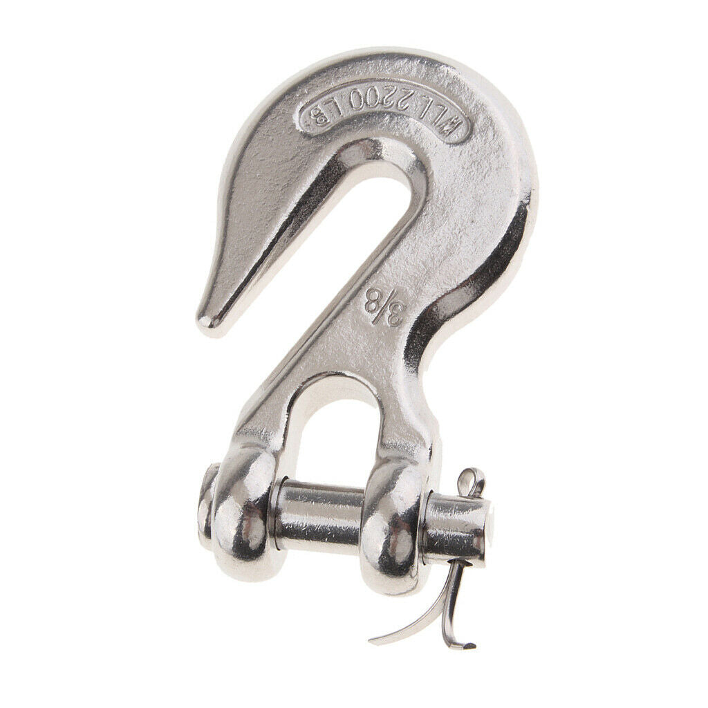 316 Stainless Steel 3/8" Clevis Grab Hook Lifting Chain Rigging Equipment