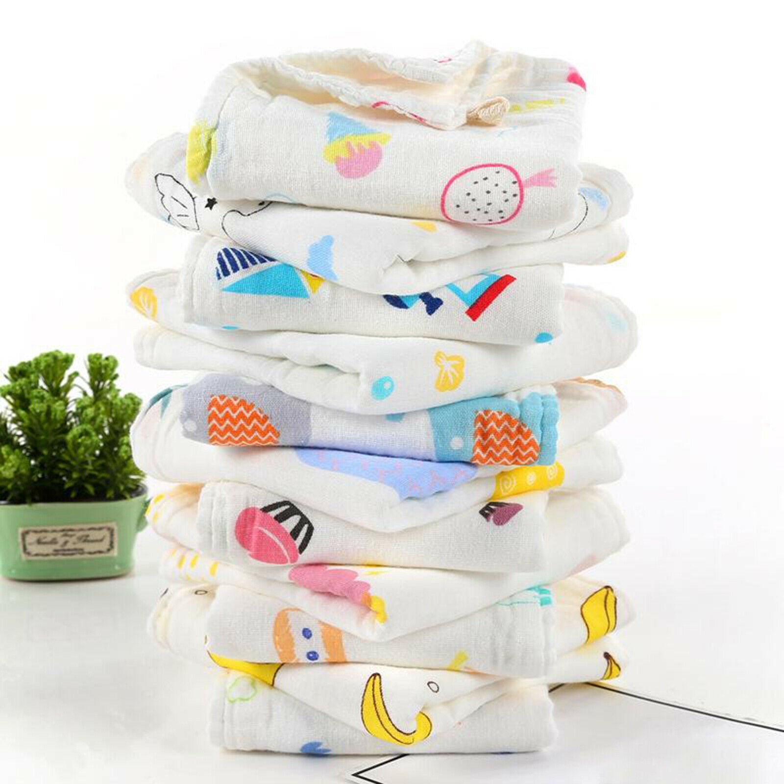 3-Pack Child Baby Towels Kids/Infant Wash Cloths Water Absorption