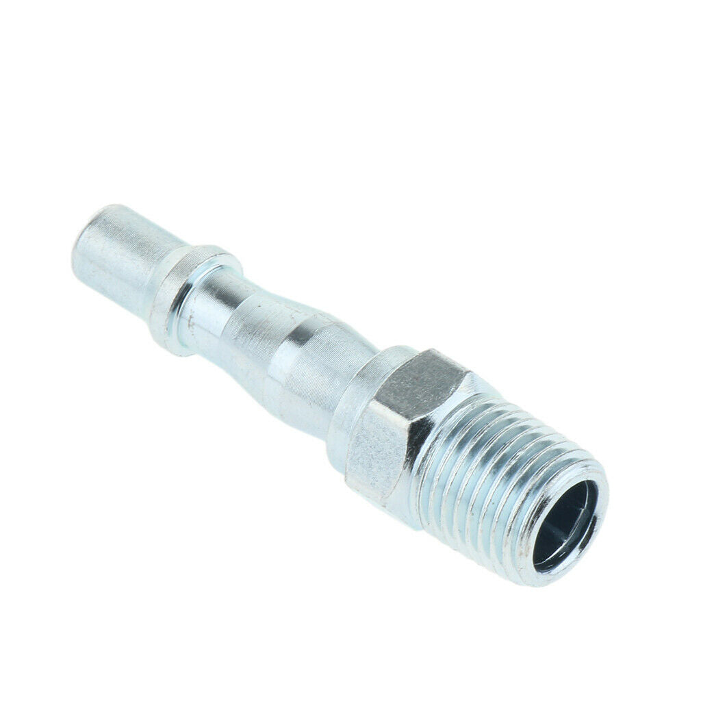 Copper Quick Coupler Air Hose Line End Connector Plug for Compressor 1/4 inch PT
