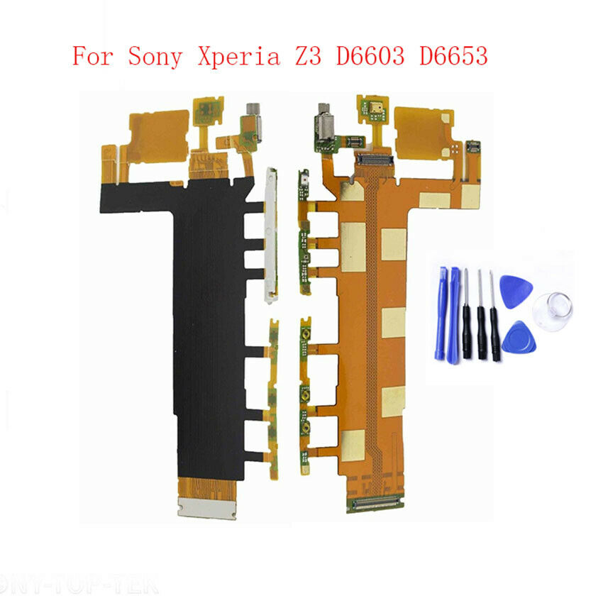 Power On Off Switch Volume Flex Cable Ribbon replacement For Sony Xperia Z3