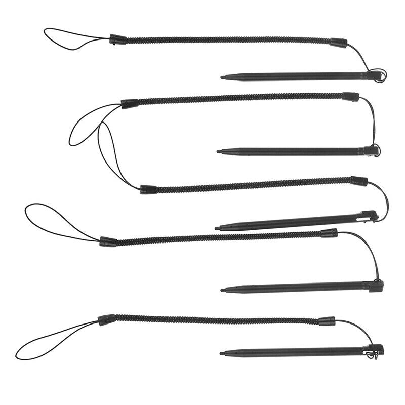 1pc touch screen metal touch phone pen tablet stylu with spring string  c.l8