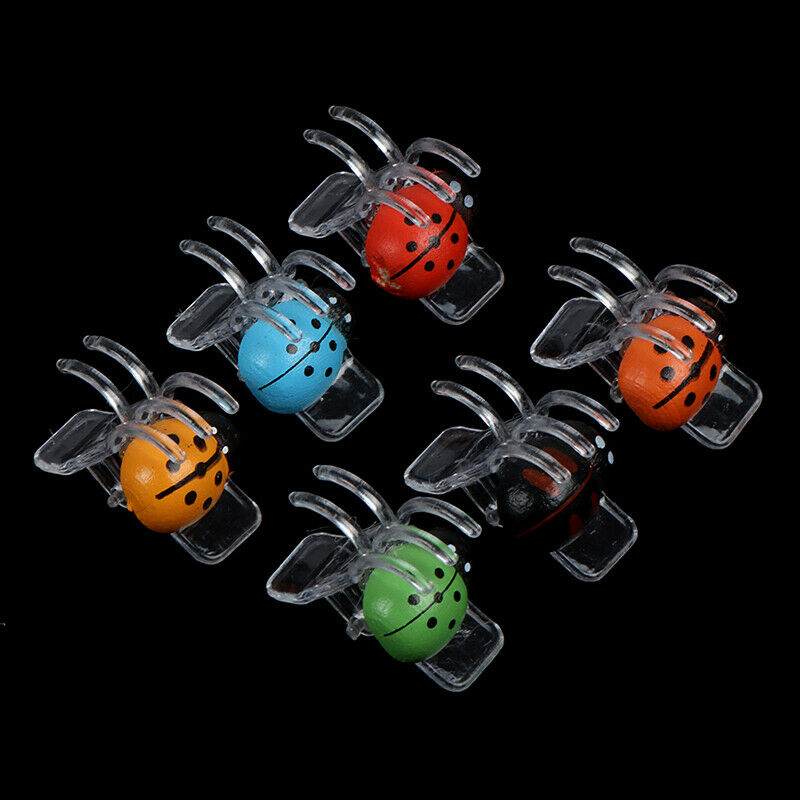 30PCS/set Ladybird Orchid Clips Plant Garden Support For Plant Vine