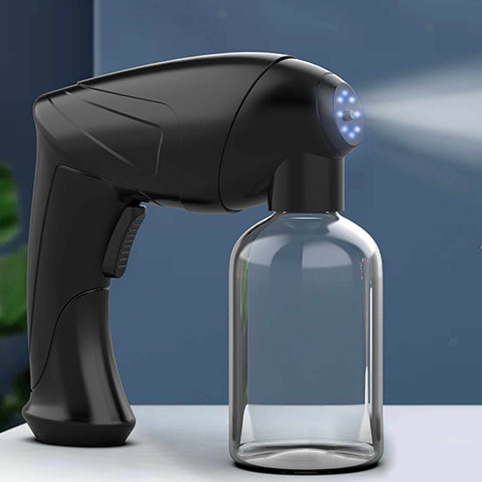Cordless Blue Light Nano Sanitizer Disinfection Fogger Sprayer Bedroom