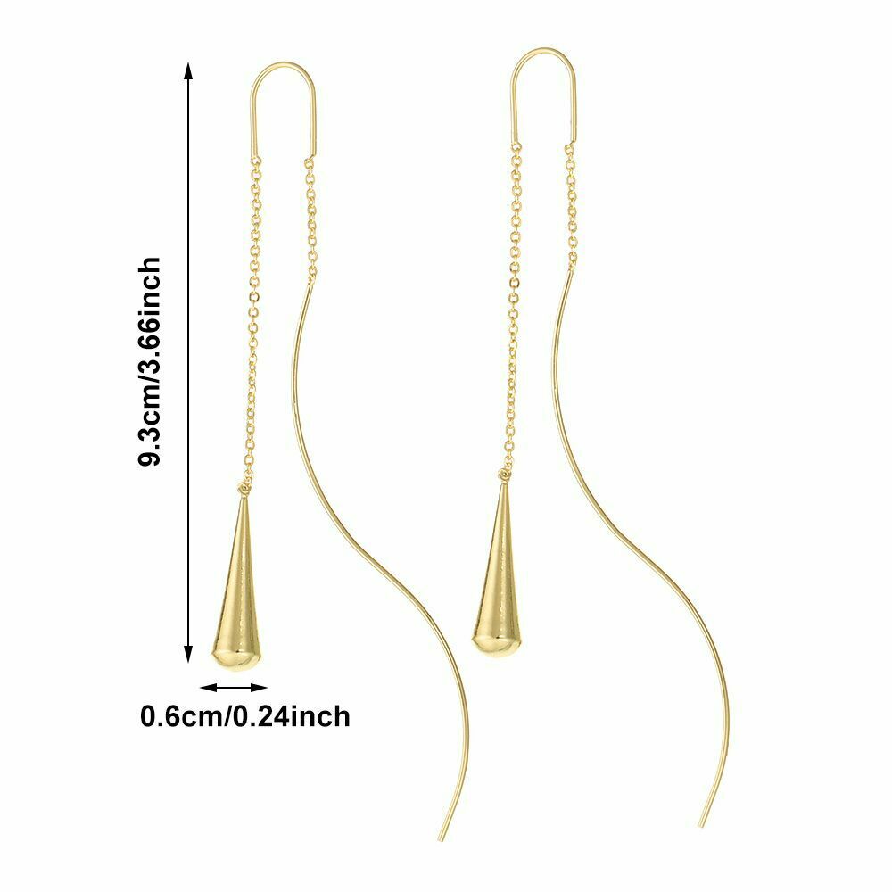 Girls Tassel Earring Water Drop Earrings Pendant Ear Line Women's Jewelry