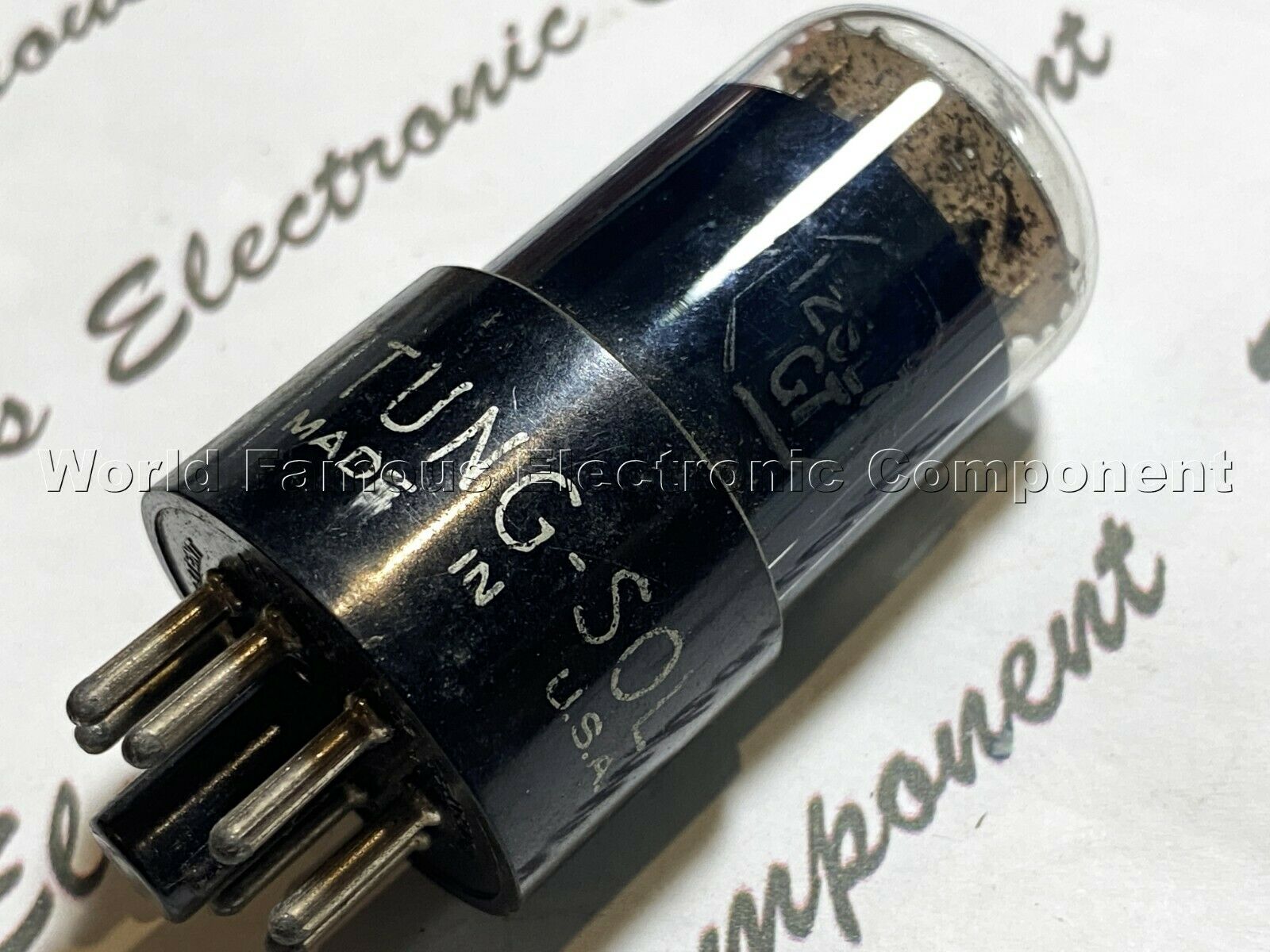 1pcs - TUNG-SOL 12SL7GT / 12SL7 BK  Vacuum tube - NOS