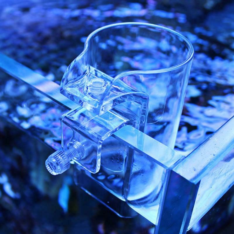 Aquarium Fish Feeder Arcylic Floating Food Feeding Ring Betta Fish Tank Feeder